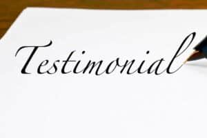 CHECK OUT OUR TESTIMONIALS