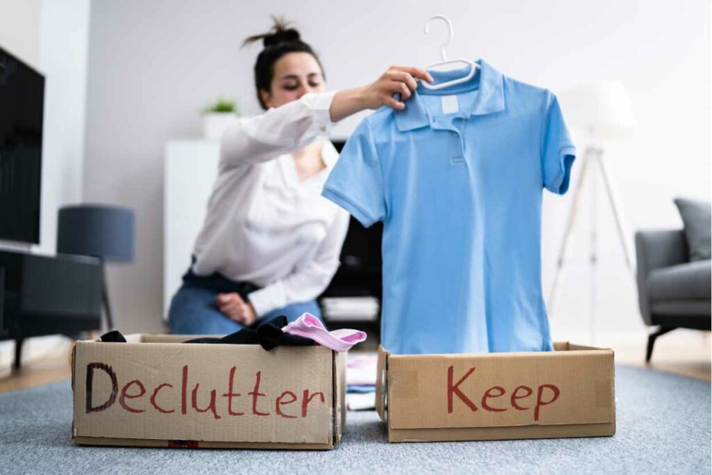 declutter and keep